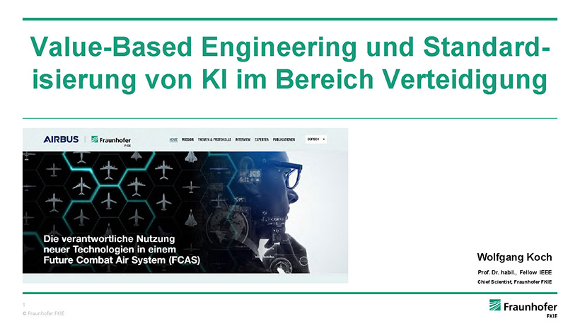 Value-Based Engineering – Präsentations-Cover